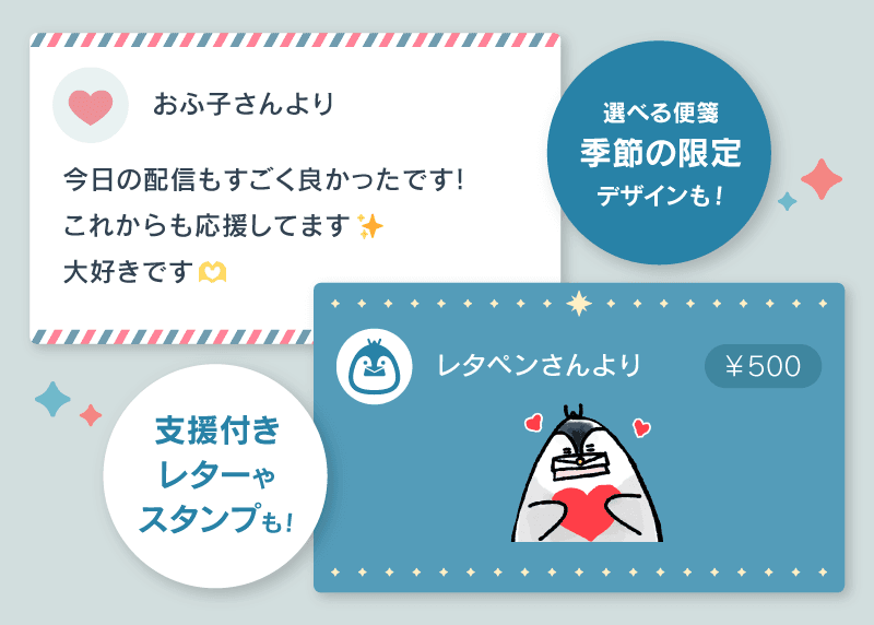 ファンレター説明画像